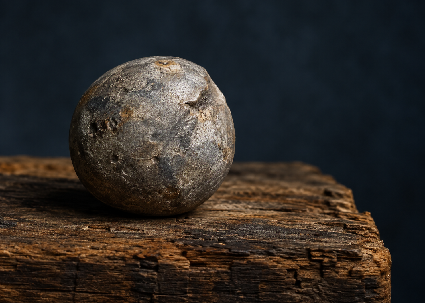 Interpretive enlargement of the lead ball attributed to Edward Payne’s Boston Massacre wound